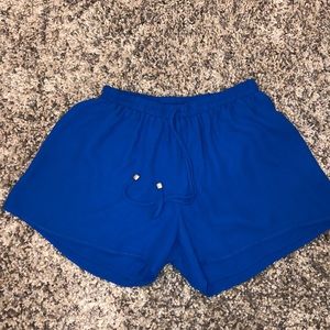 atina cristina blue shorts - size small